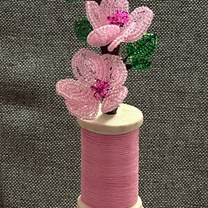 French beaded cherry blossom