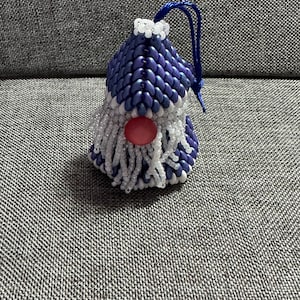 Beaded Gnome Trinket Box