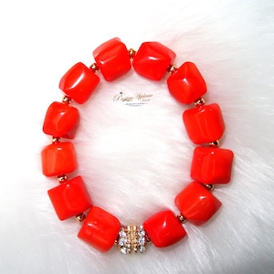 Original Traditional African Nigerian Coral Bead Bracelet Jewellery Wedding Beads Jewellery for Women Men Unisex
