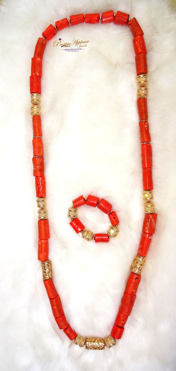 Mens coral jewelry deals