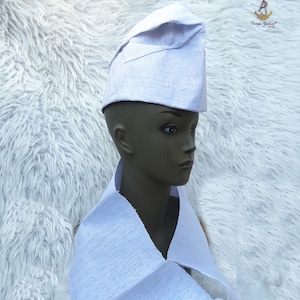 Plain White Hat Royal Embroidery Designs Aso Oke Groom Fila Cap African Nigerian Hat For Men Groom Wedding Party