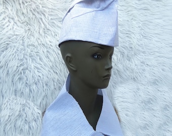 Plain White Hat Royal Embroidery Designs Aso Oke Groom Fila Cap African Nigerian Hat For Men Groom Wedding Party