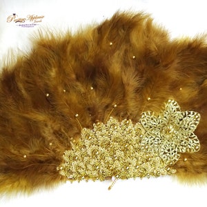 African Feather Hand fan, Brides Hand fan, Nigerian Wedding Bridal Hand Fan, Traditional Wedding Brides Hand Fan, Wedding Feather Hand Fan