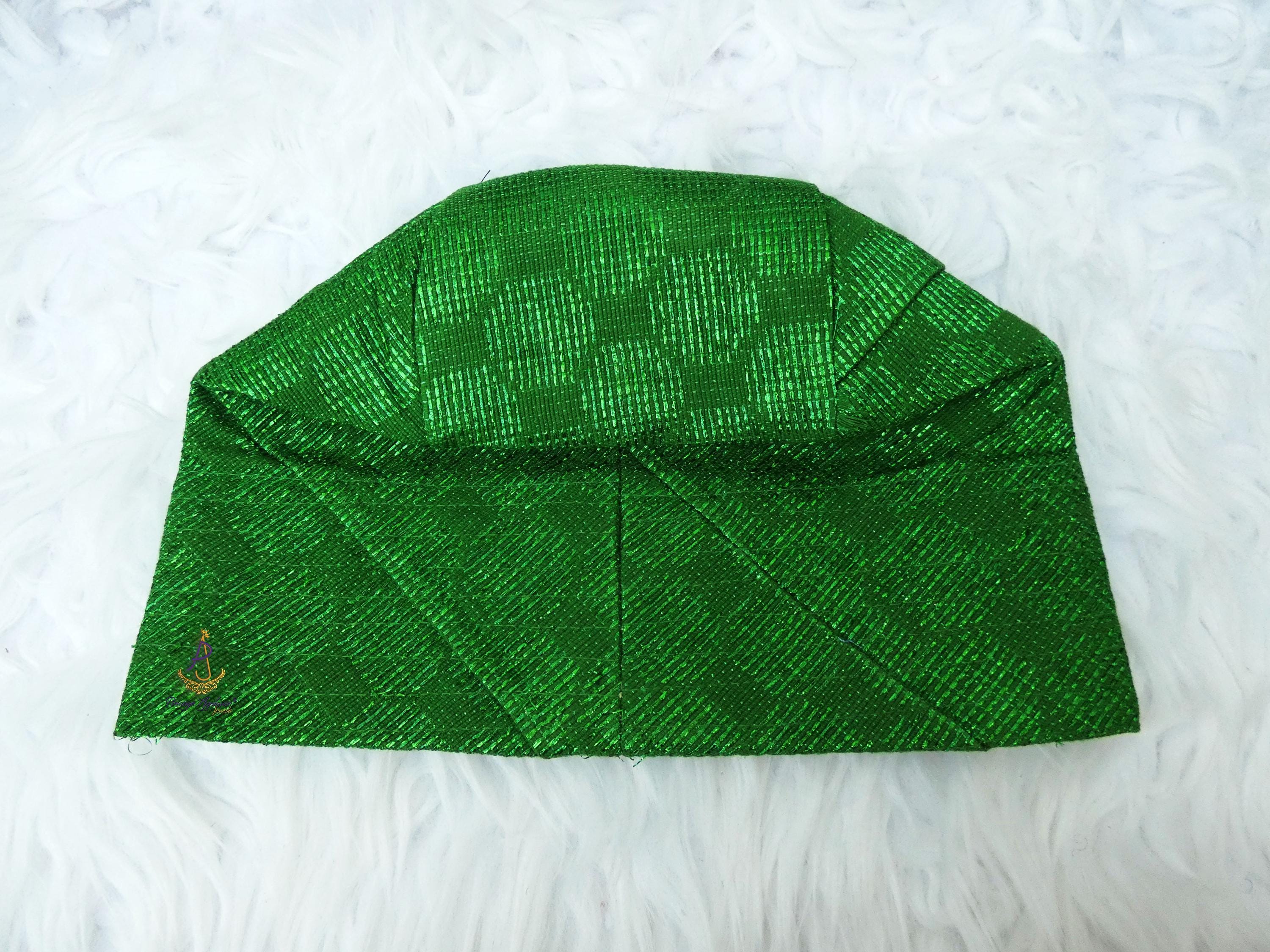 Nigerian Traditional Green Cap
