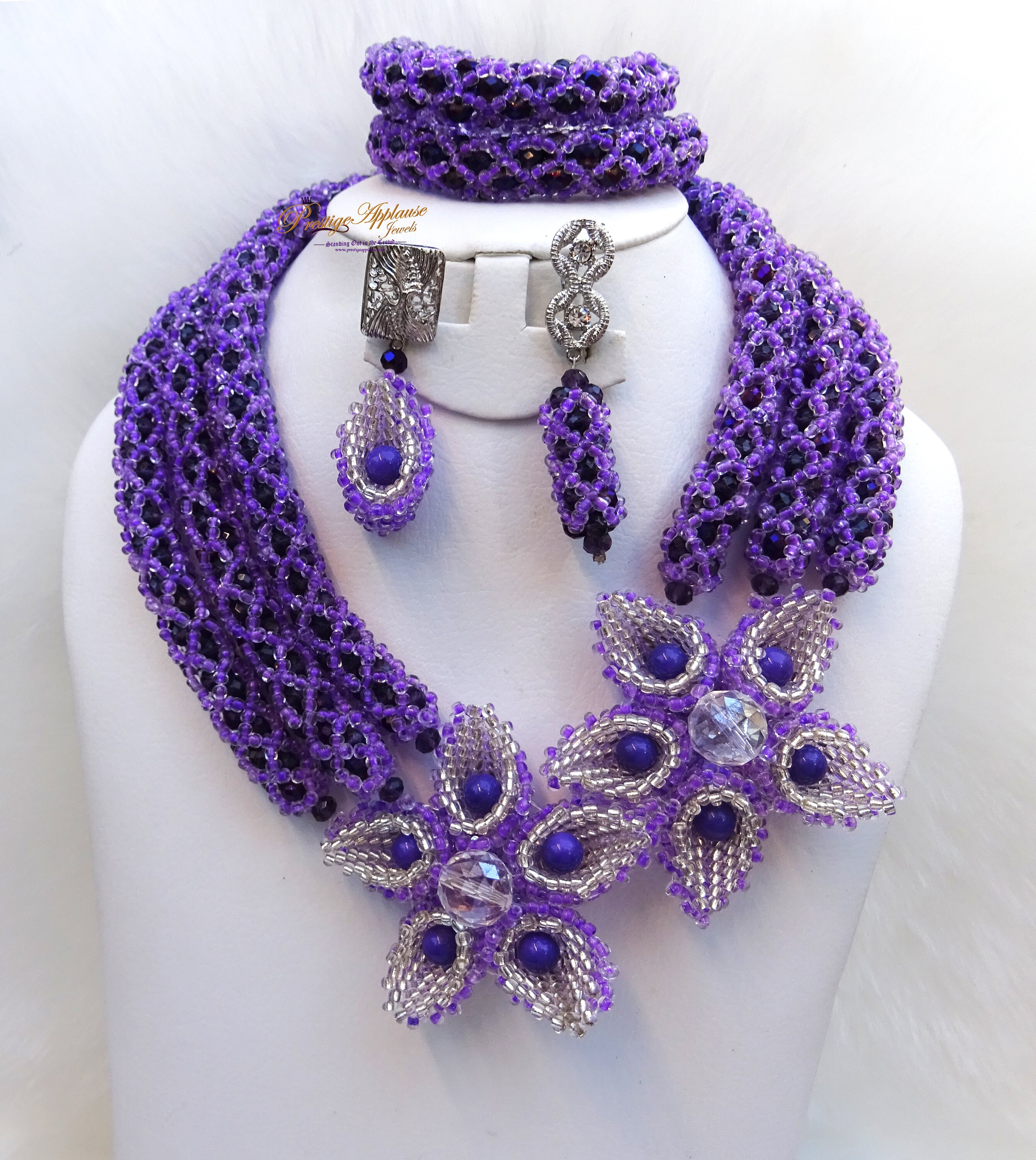 Amazon.com: 15 PCS Purple Bead Necklaces, Purple Mardi Gras