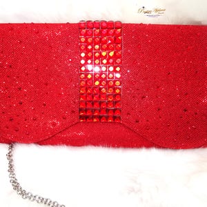 女性用レッドミックスゴールドクラッチイブニングバッグフォーマルブライダルウェディングバッグプロムカクテルパーティーハンドバッグ