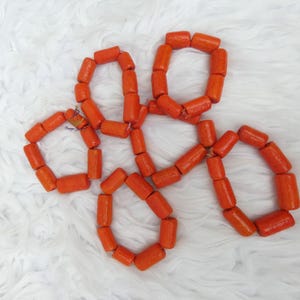 African Nigerian Artificial Coral Bead Bracelet Jewellery Wedding Beads for Women Men Unisex Igbo Edo Yoruba Beads