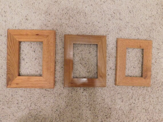 oak picture frames