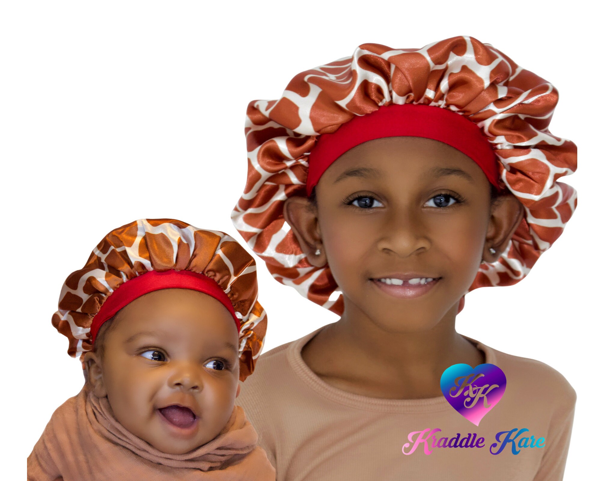 3 Pièces Enfants Satin Bonnet Bonnet de Couchage Soie Douce Large Bande  Chapeaux de Nuit pour Cheveux Naturels Ados Tout-petit Enfant Bébé ………… 