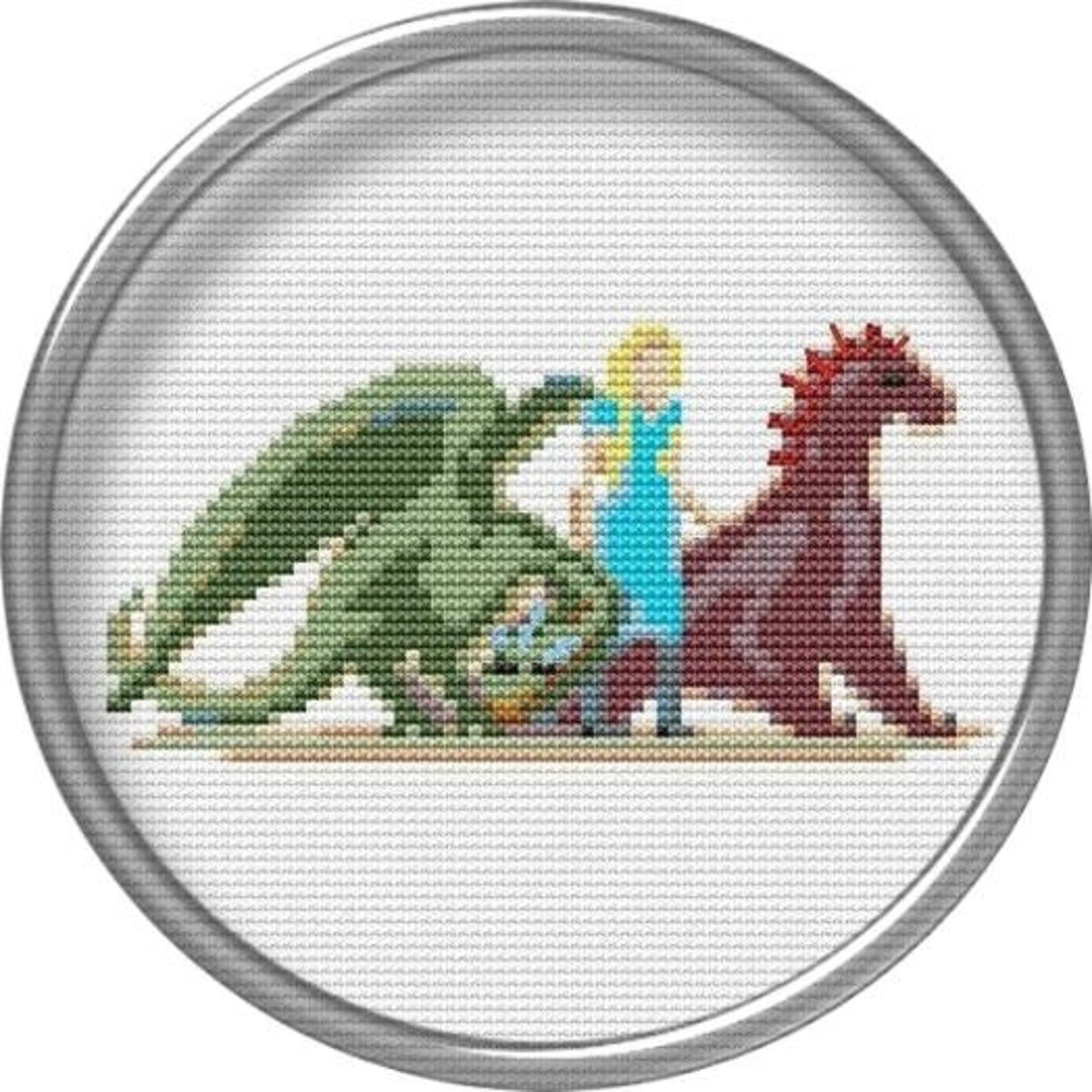 Game of Thrones Cross stitch pattern PDF Daenerys Targaryen | Etsy