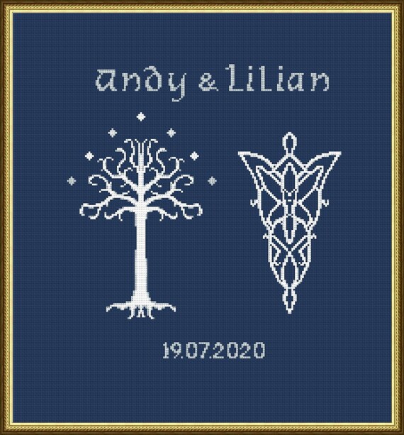 Lord Of The Rings Arwen And Aragorn Wedding