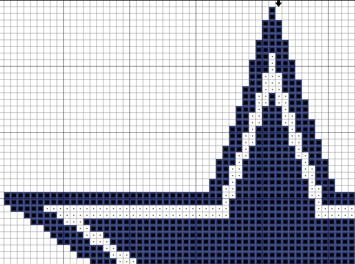Dallas Cowboys Crest Cross stitch pattern American Football | Etsy