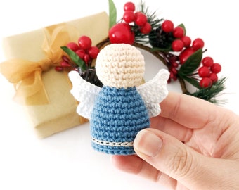 Angel Crochet PATTERN, Crochet Christmas Ornament Pattern, Crochet Angel Ornament, Christmas Crochet Pattern, Amigurumi Angel, Angel Pattern
