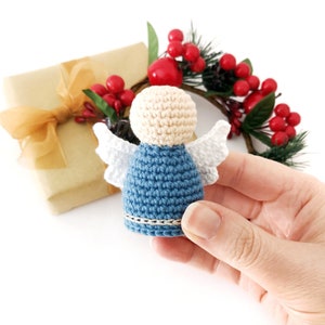 Angel Crochet PATTERN, Crochet Christmas Ornament Pattern, Crochet Angel Ornament, Christmas Crochet Pattern, Amigurumi Angel, Angel Pattern 画像 1
