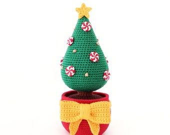 Christmas Tree Crochet PATTERN, Amigurumi Tree, Crochet Christmas Tree, Christmas Table Decorations, Amigurumi Christmas Pattern, Xmas Decor