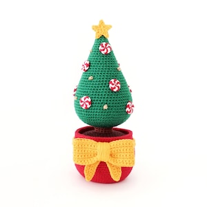 Christmas Tree Crochet PATTERN, Amigurumi Tree, Crochet Christmas Tree, Christmas Table Decorations, Amigurumi Christmas Pattern, Xmas Decor