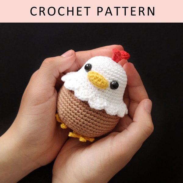 Crochet Chicken PATTERN, Crochet Chicken Amigurumi, Chicken Pattern, Chicken Plush Pattern