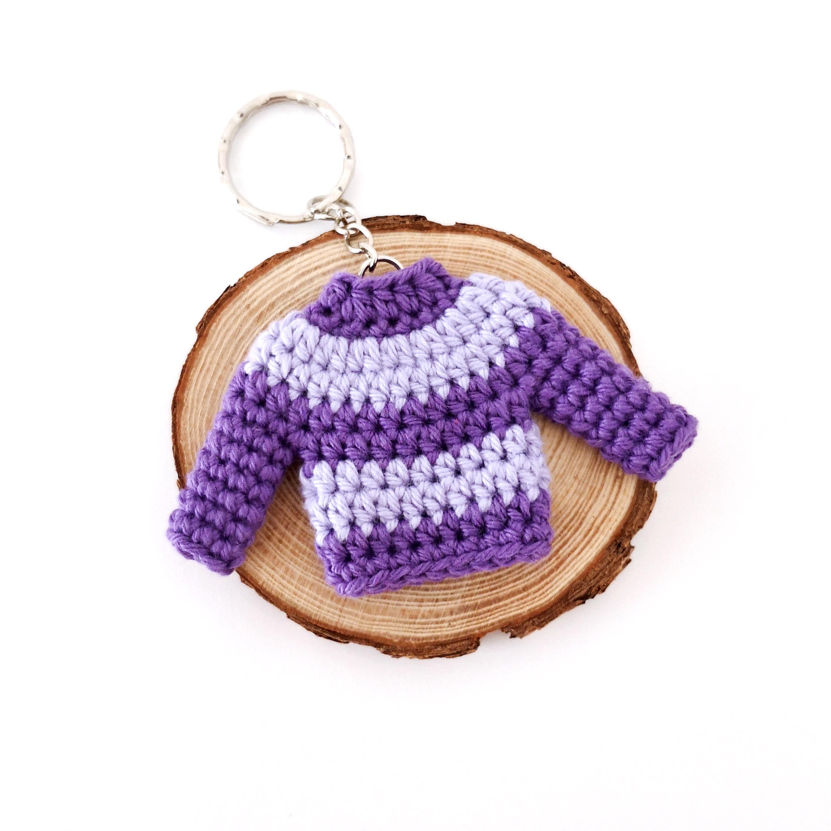 Sweater Keychain Crochet PATTERN, Crochet Keychain Pattern, Mini