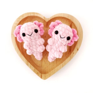 No-Sew Axolotl Crochet PATTERN, No Sew Crochet Amigurumi Pattern, Crochet Axolotl Plush, Small Crochet Animal, Axolotl Amigurumi Pattern image 7