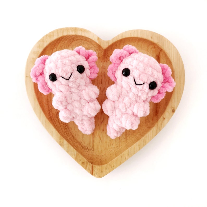 No-Sew Axolotl Crochet PATTERN, No Sew Crochet Amigurumi Pattern, Crochet Axolotl Plush, Small Crochet Animal, Axolotl Amigurumi Pattern image 7