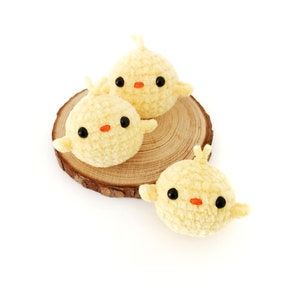 No-Sew Chick Crochet PATTERN, Crochet Chick Amigurumi, Easter Crochet Pattern, Easter Gift idea, No-Sew Crochet Pattern image 3
