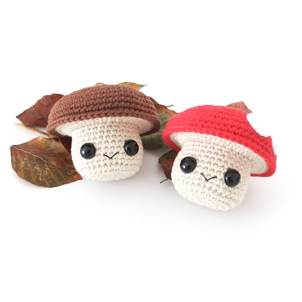 Crochet Mushroom PATTERN, Crochet Mushroom, Amigurumi Pattern, Mushroom Decor