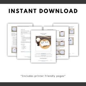 Puede incluir: Patr&oacute;n de ganchillo imprimible para un posavasos fantasma. El patr&oacute;n incluye instrucciones para hacer tres posavasos fantasma con un dise&ntilde;o lindo y simple. El patr&oacute;n est&aacute; disponible para descarga instant&aacute;nea.