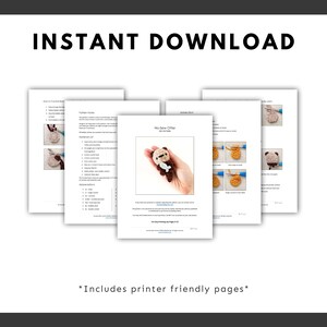 May include: Printable crochet pattern for a No-Sew Otter amigurumi toy. The pattern includes instructions and photos for making the otter. The pattern is printer friendly and includes easy-to-read instructions.