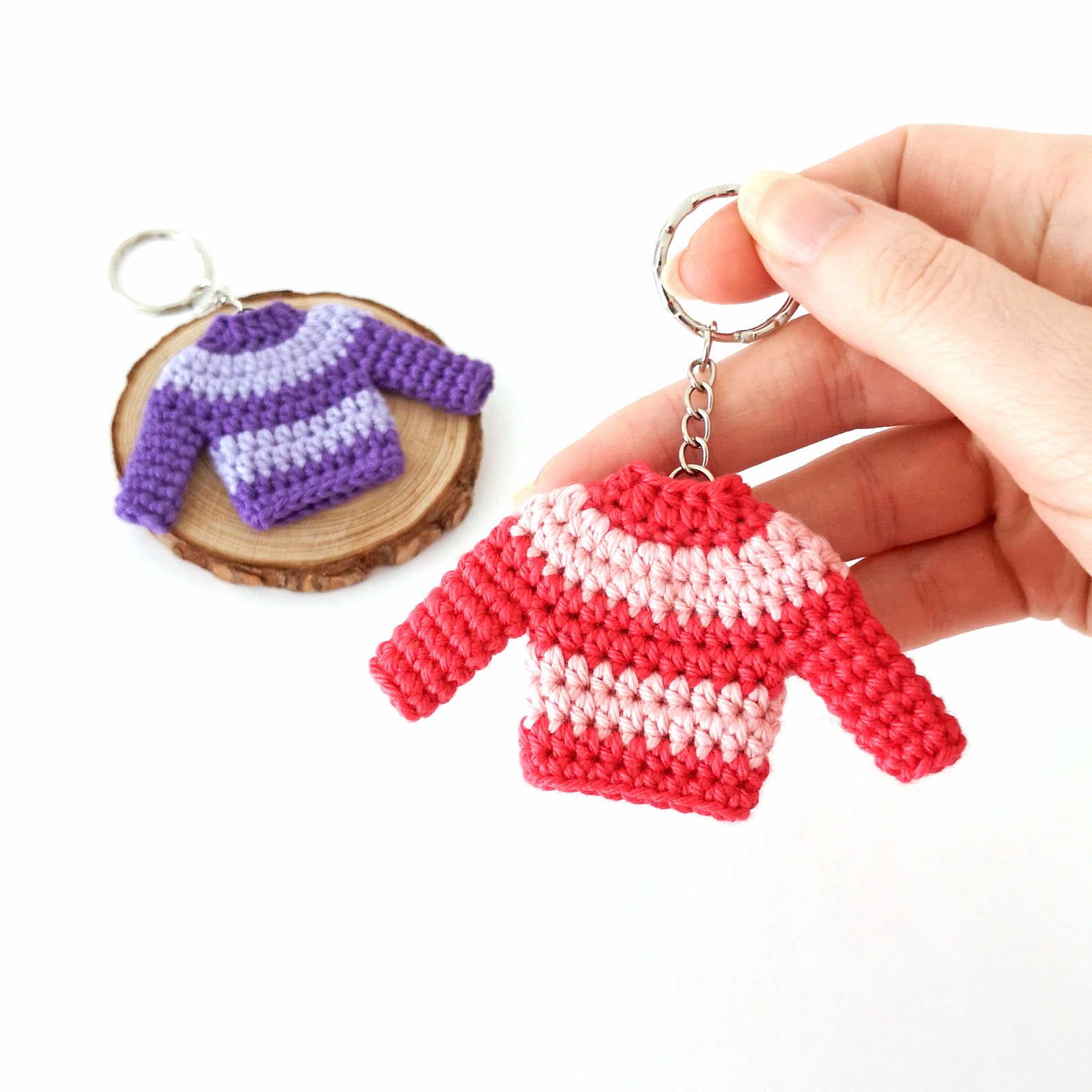 Sweater Keychain Crochet PATTERN Crochet Keychain Pattern Etsy