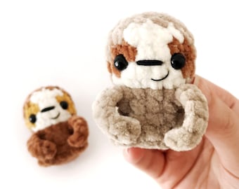 Virkmönster för sengångare utan syning, Virkat amigurumimönster utan syning, Virkat sengångare-plysch, Litet virkat djur, Amigurumimönster för sengångare