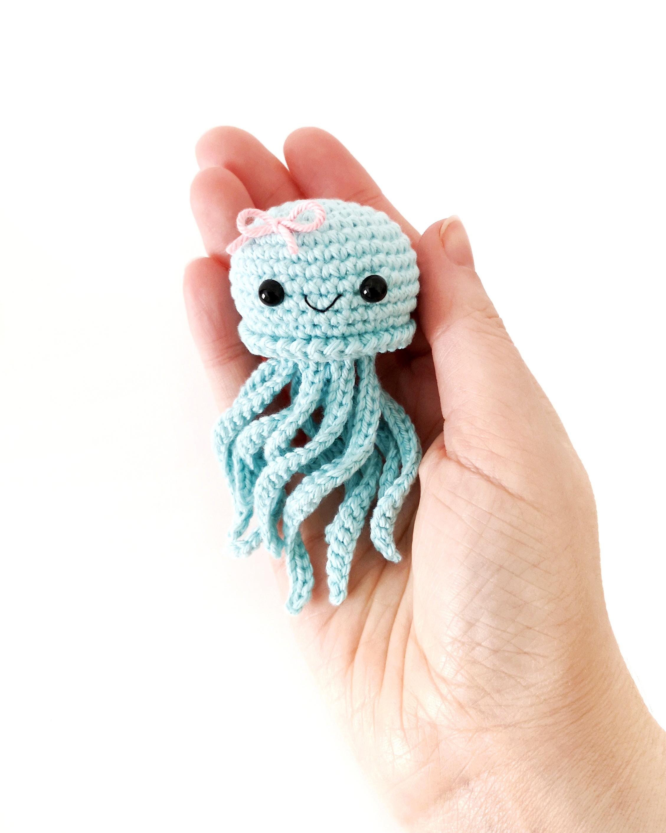 まりりん　あみぐるみ　ビッグサイズ(たこクラゲ) 編みぐるみクラゲ - Etsy 日本