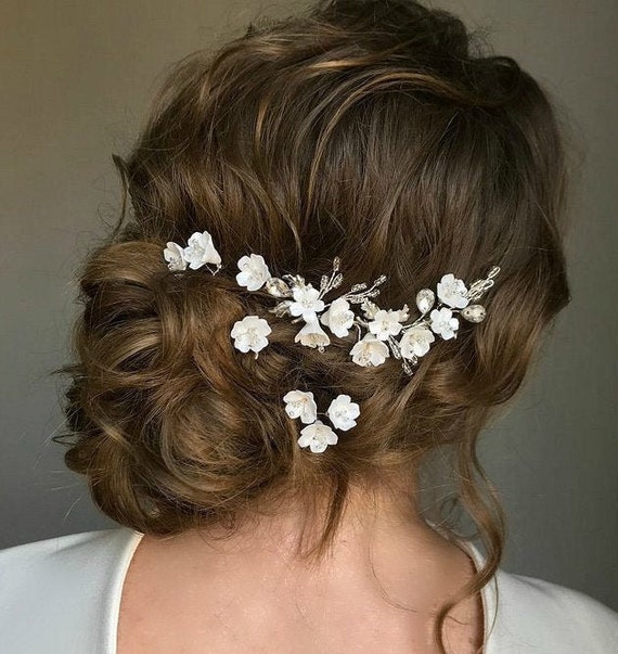 CRYSTAL HAIR CLIP SMALL WHITE CRYSTAL HAIR CLIP SMALL WHITE