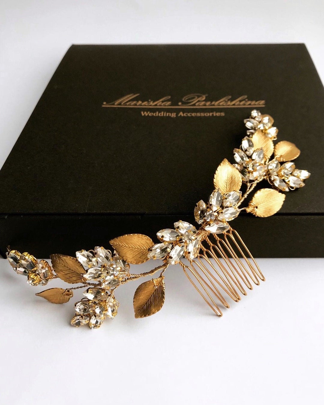 Pettine Tiara Da Sposa In Cristallo - Accessorio Elegante Per Capelli Da Cerimonia