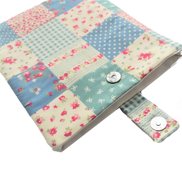 Patchwork Kindle Hülle, e-Reader Hülle Patchwork, Shabby Chic Kindle Hülle