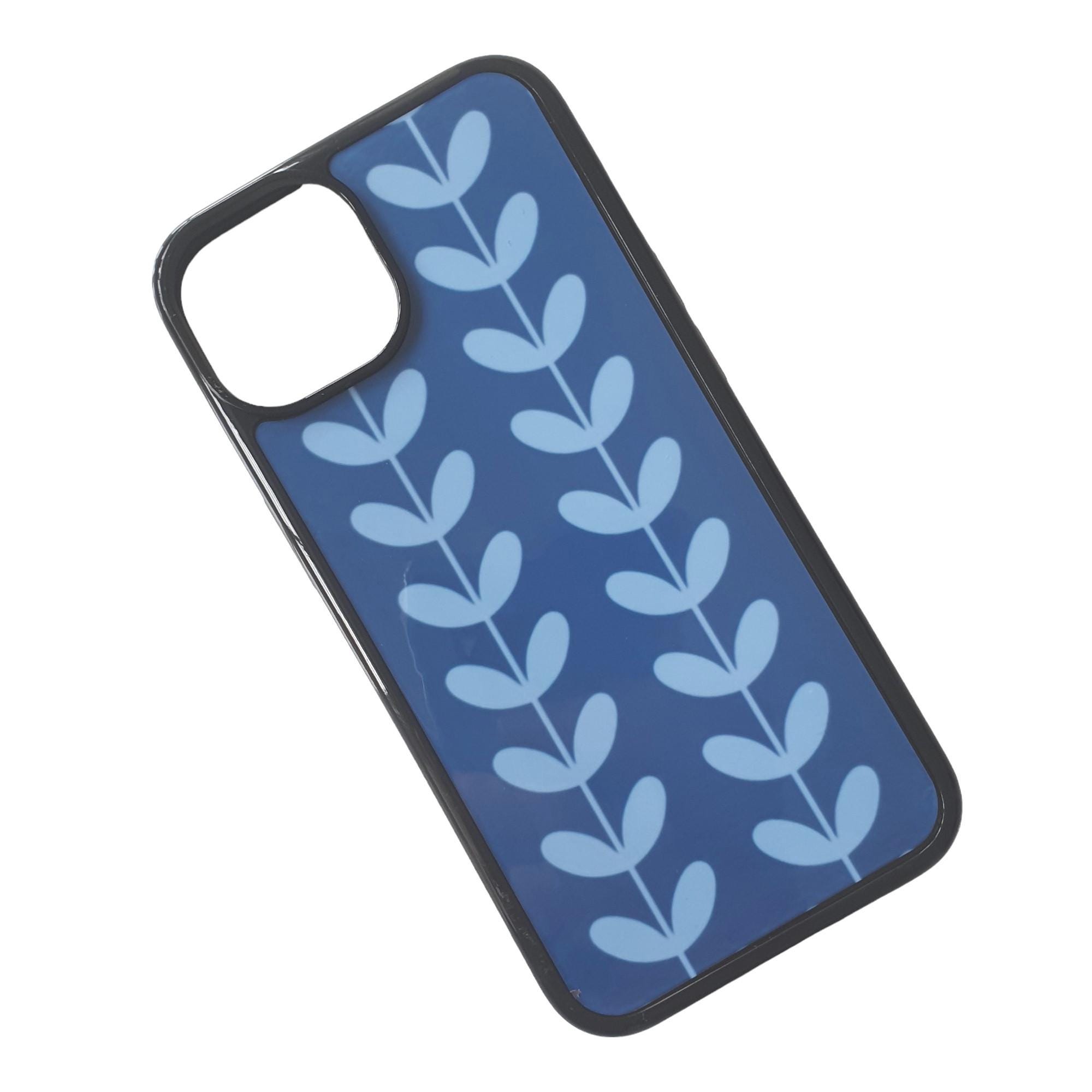 iPhone 14 Case with Minimalist Scandi Leaf Design