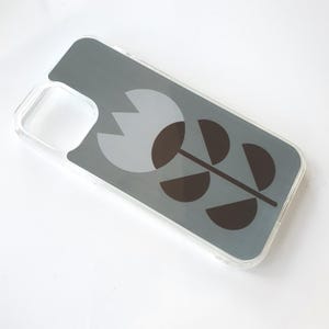 iPhone 12 or iPhone 12 Pro Case with Nordic Flower | Minimalist Scandinavian Design | Scandi Style