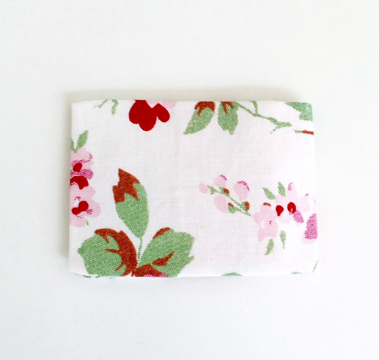 Cath Kidston Fabric Oyster Card Holder in White Rosali Fabric Etsy