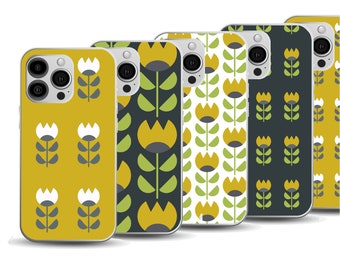 Retro Floral iPhone Case | Nostalgic Vintage Design | Samsung Galaxy Phone Case | 70s Flower Mobile Case