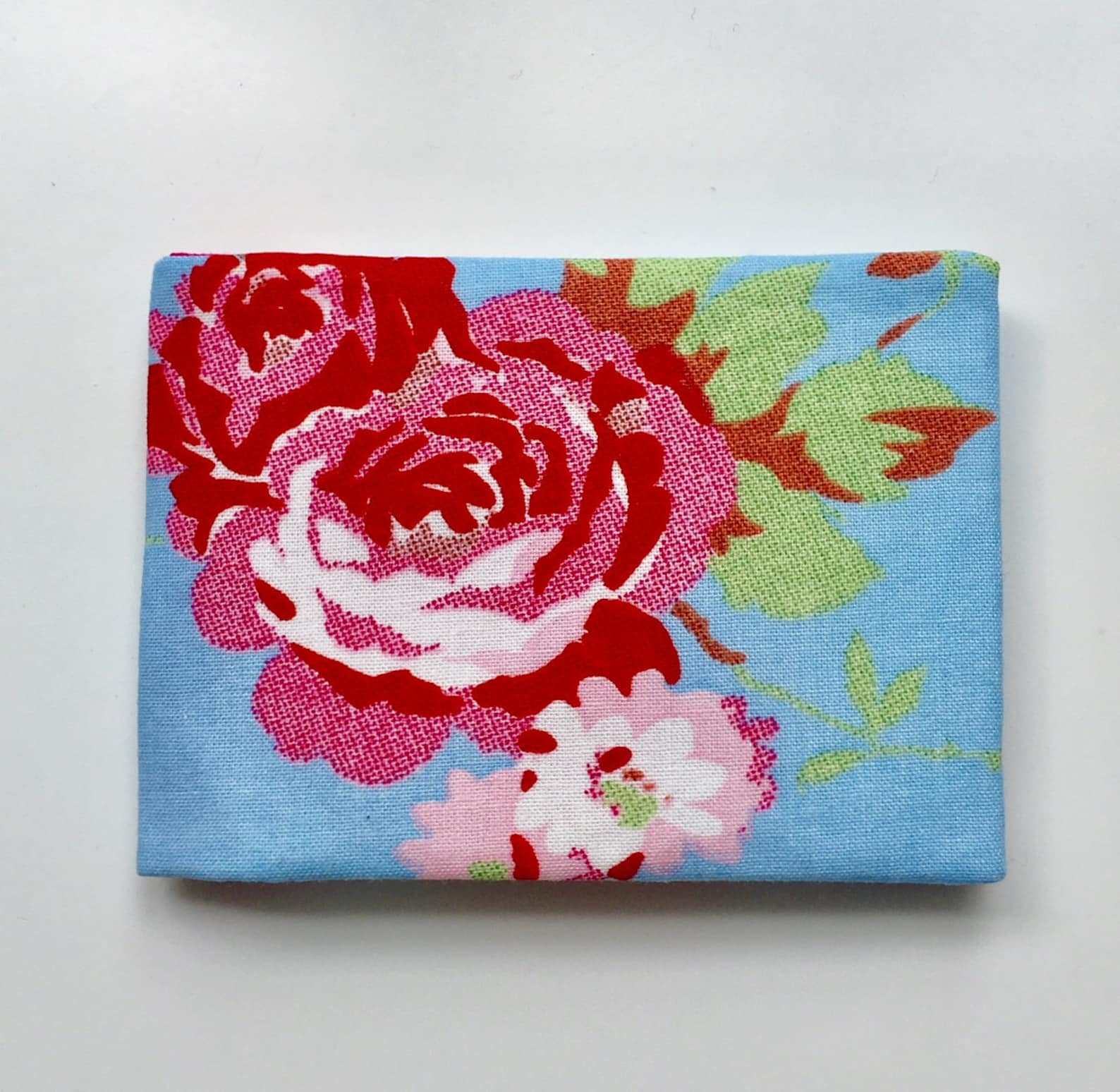 Cath Kidston Fabric Oyster Card Holder in Blue Rosali Fabric / Etsy