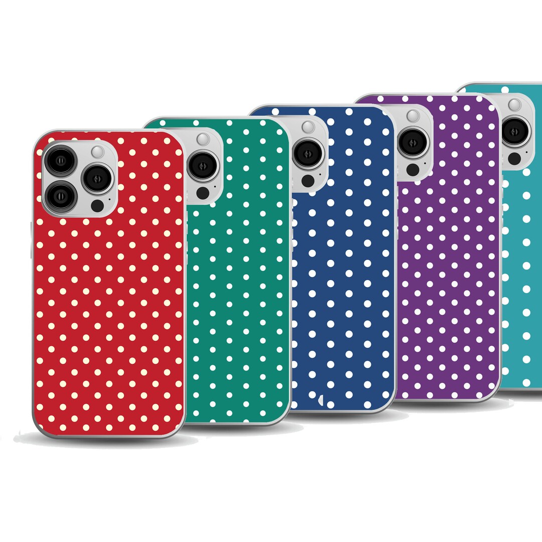 Polka Dot Phone Case Spotted iPhone Case Dotted Samsung Galaxy Case