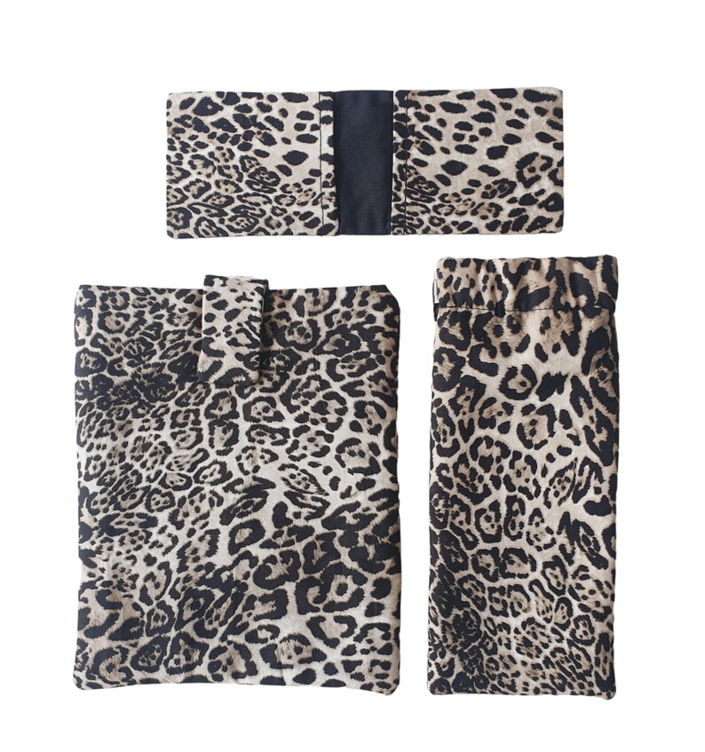 Leopard Print Glasses Case/ Animal Print Sunglasses Sleeve Etsy