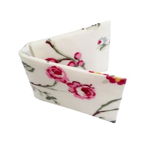Porte-cartes floral - Toile cirée / Porte-cartes huîtres / Porte-cartes de crédit / Porte-cartes de visite - Cadeau pour elle