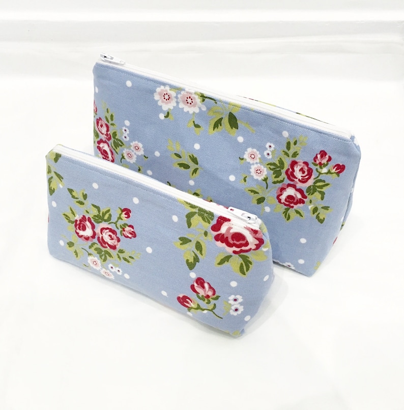 Makeup Bag Set Cath Kidston Style Fabric Toiletry Bag Set/ Etsy
