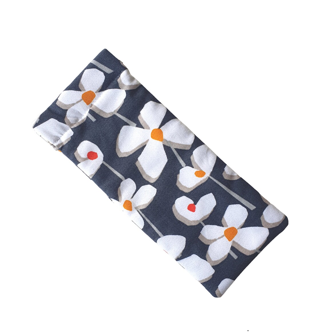 Navy Floral Glasses Case/ Sunglasses Sleeve With Modern Print Etsy UK