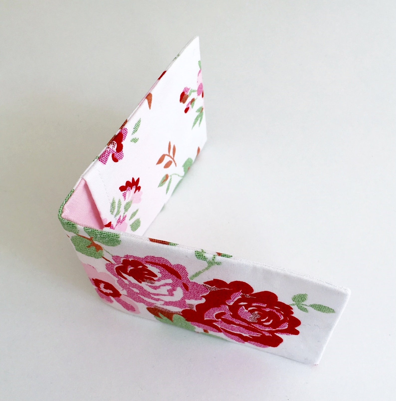 Cath Kidston Fabric Oyster Card Holder in White Rosali Fabric Etsy