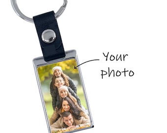Custom Photo Keychain: Personalised Picture Keyring, Gift Boxed | Mother's Day Gift