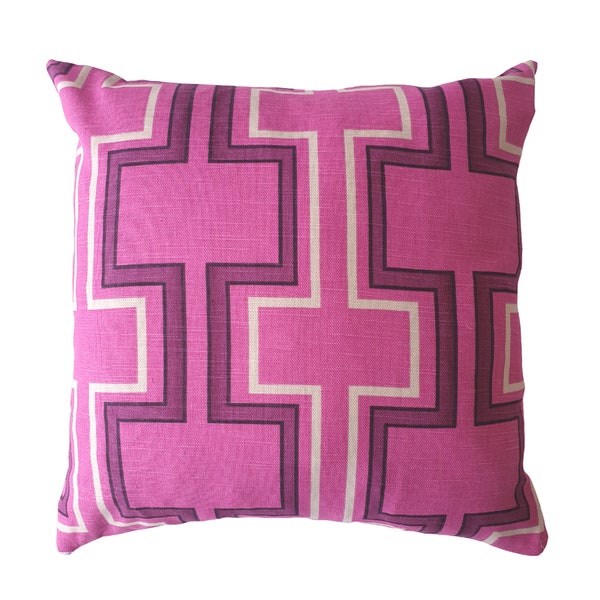 Cerise Pink Cushion - Etsy UK
