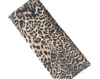 Handmade Leopard Print Glasses Case | Animal Print Sunglasses Sleeve