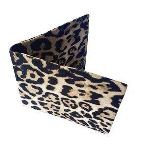 Leopard Print Kartenhalter / Oyster Kartenhalter