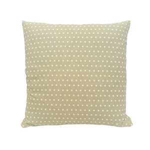 Housse de coussin vert olive - 40 x 40 cm, housse de coussin vert pâle, housse de coussin citron vert avec petites étoiles blanches